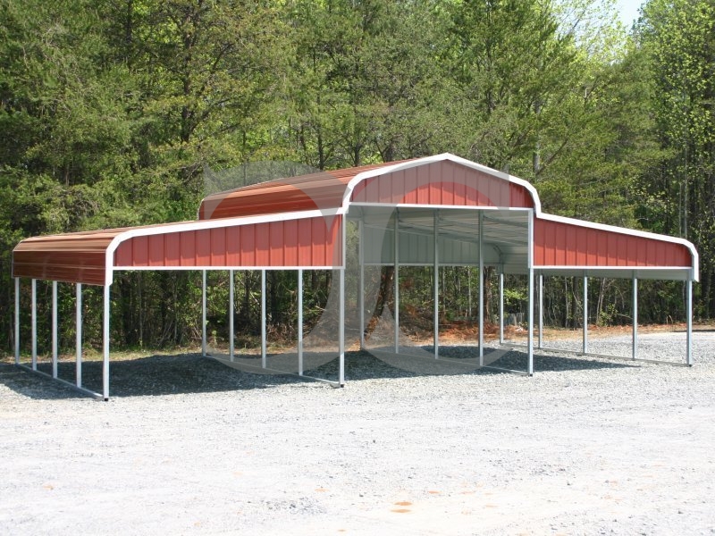 Metal Barn Shelter | Regular Roof | 36W x 21L x 10H | Metal Ag Shelter Metal Barn Shelter | Regular Roof | 36W x 21L x 10H | Metal Ag Shelter