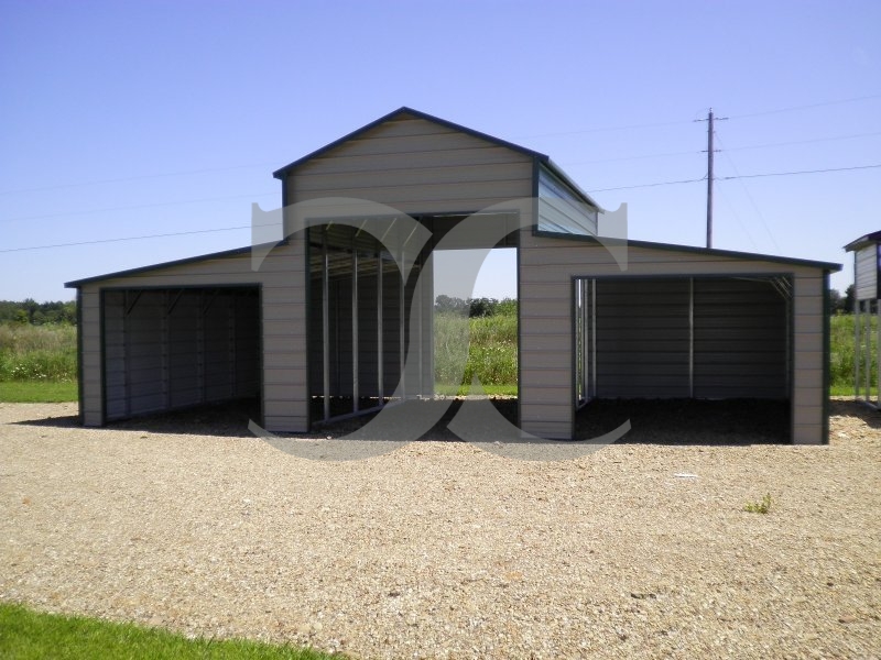 Metal Horse Barn | Boxed Eave Roof | 36W x 26L x 12H | Shed Metal Horse Barn | Boxed Eave Roof | 36W x 26L x 12H | Shed