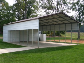 Carport | Vertical Roof | 20W x 51L x 8H