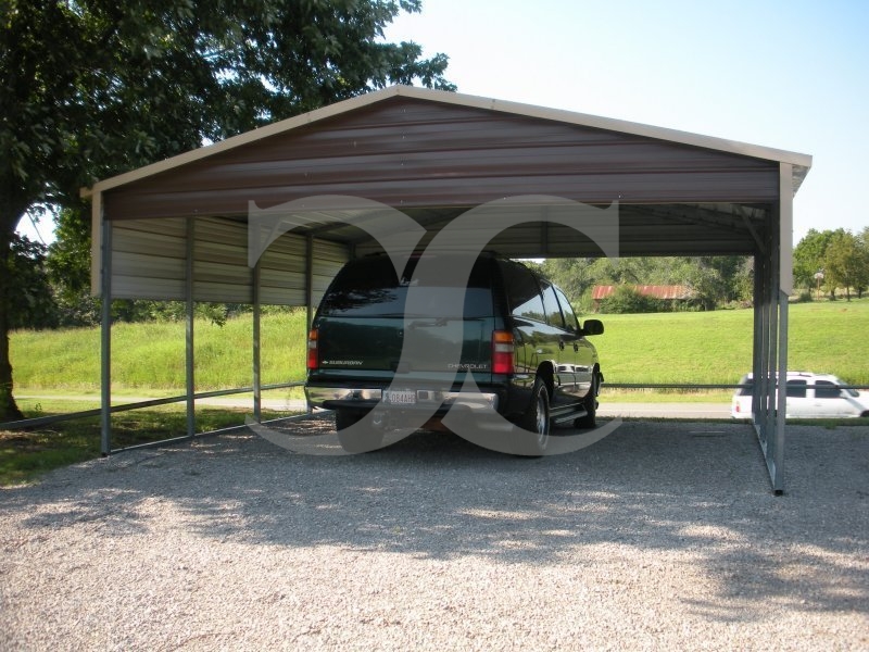 Carport | Boxed Eave Roof | 22W x 21L x 7H Carport | Boxed Eave Roof | 22W x 21L x 7H