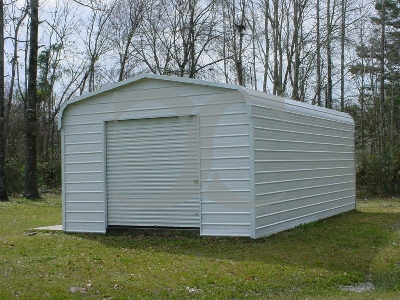 Garage | Regular Roof | 12'W x 21'L x 8`H |  Single Car Garage Garage | Regular Roof | 12'W x 21'L x 8`H |  Single Car Garage