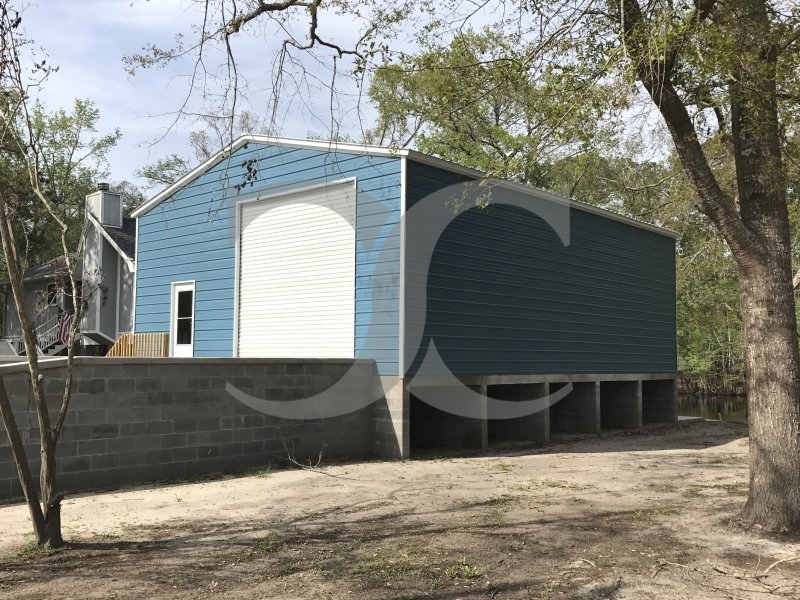Enclosed Metal Workshop | Vertical Roof | 30W x 41L x 13H |  All Steel Enclosed Metal Workshop | Vertical Roof | 30W x 41L x 13H |  All Steel